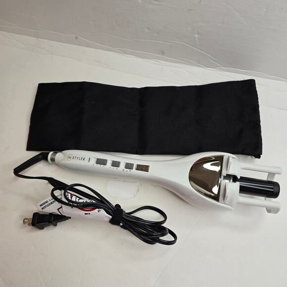 InStyler Tulip Auto Curler ISAC-22WTUS-00 Hair Wave Ceramic Barrel Tested Works - Picture 1 of 11